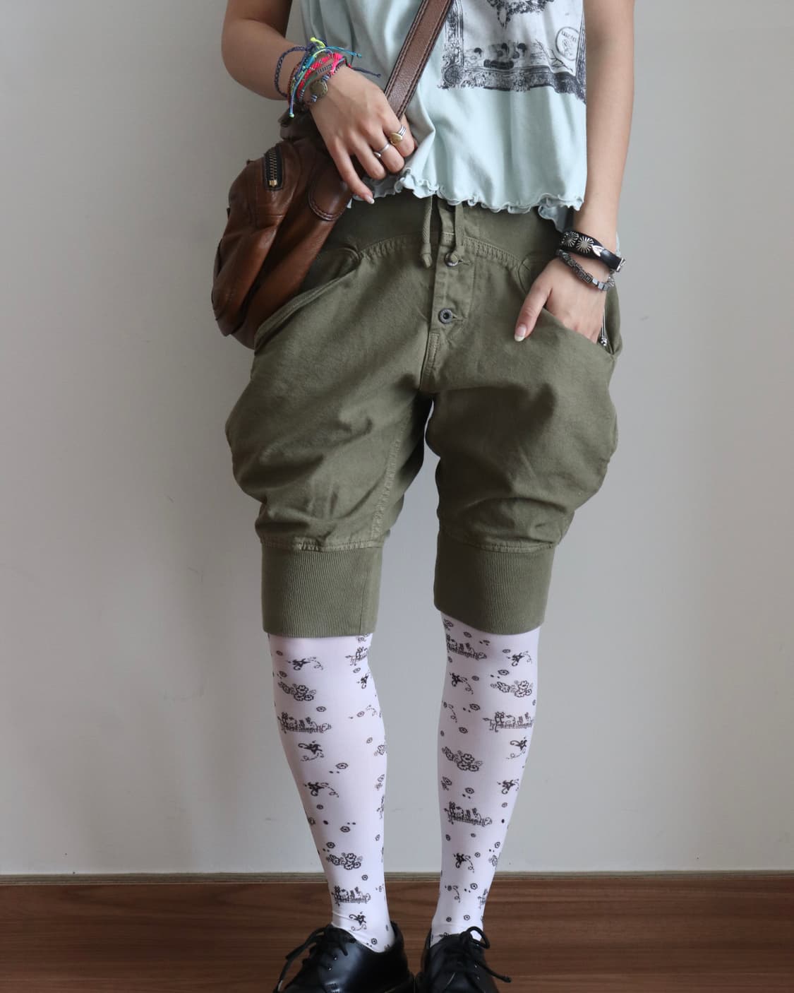 [Kapital] Olive Sarouel Capri Pants 상품이미지3