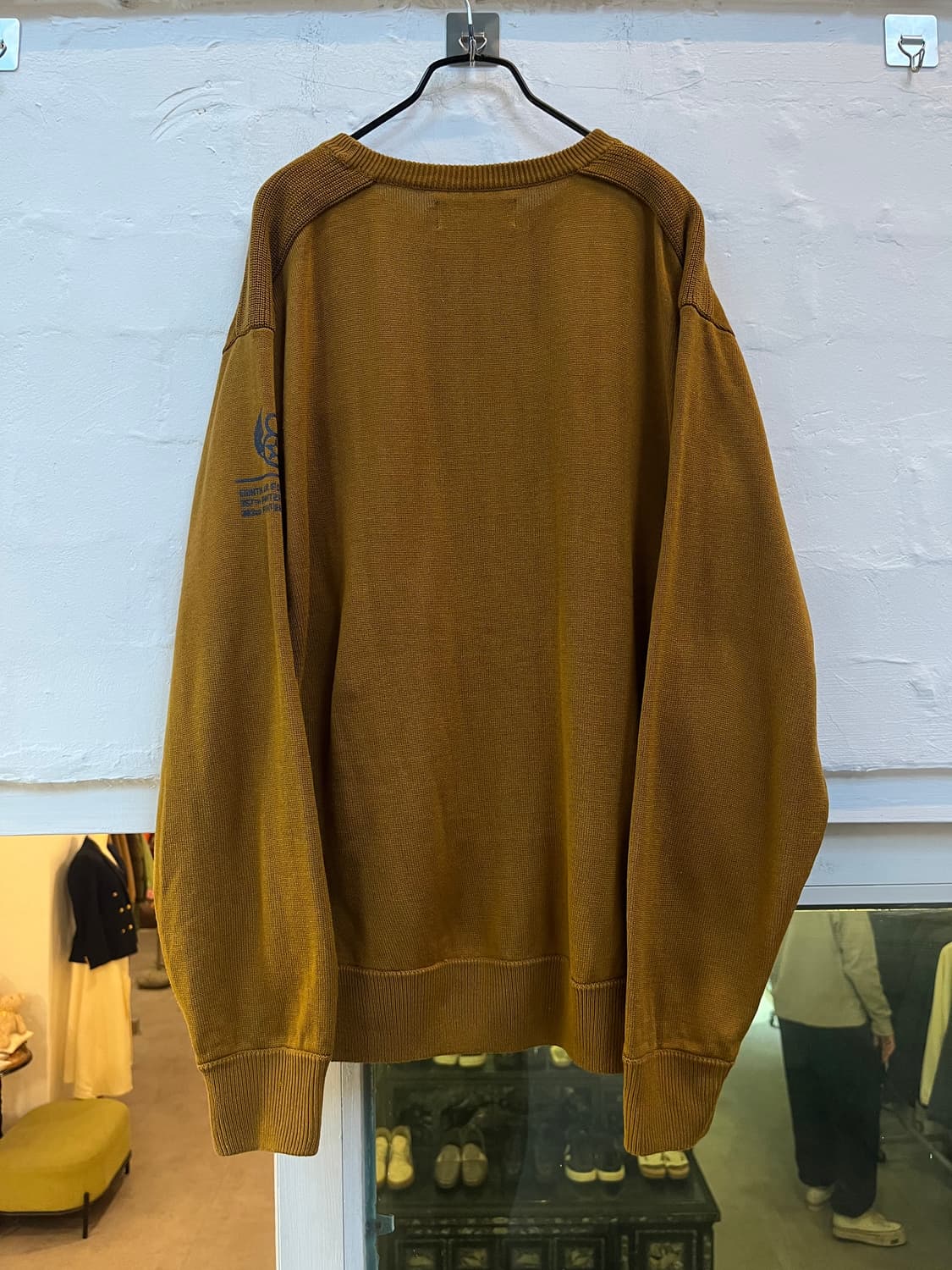 Avirex 포켓 브라운 니트 L 상품이미지8