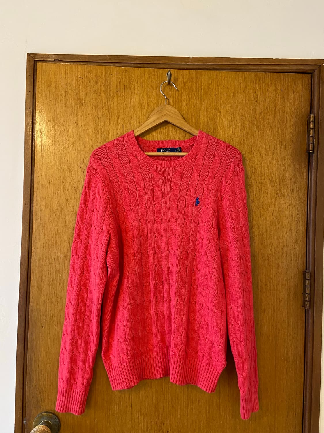 폴로 랄프로렌 케이블 니트 핑크 상품이미지4
