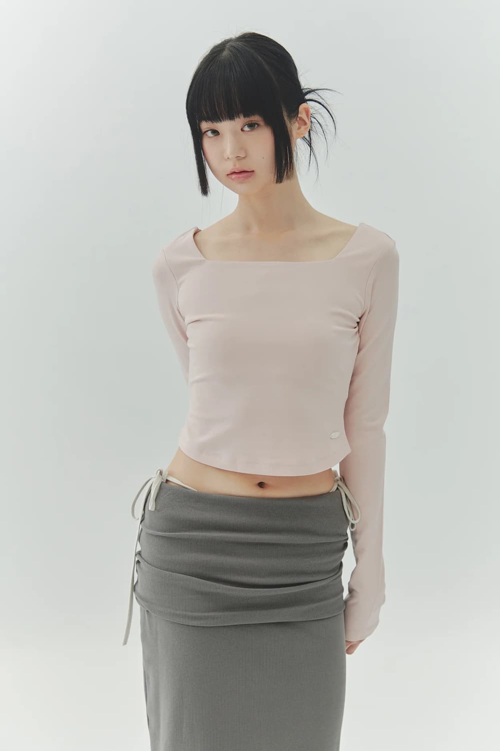 [S] 페인오어플레져 로어 스퀘어탑 핑크 상품이미지1