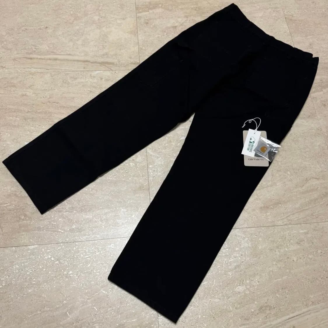 [32X32] 칼하트WIP 싱글니 디어본 블랙 상품이미지3