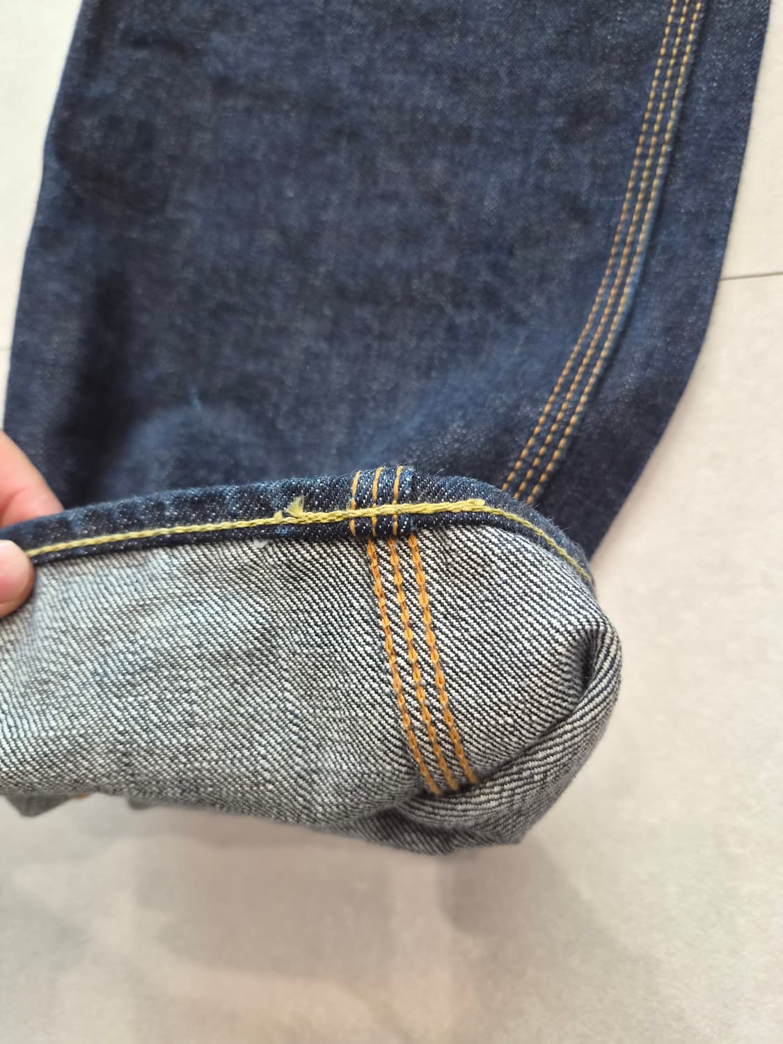 사무라이진 16온스 더블니 데님팬츠 36 상품이미지5