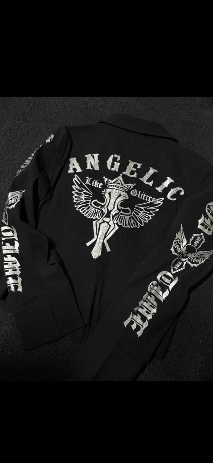 빈티지 와투케 펑크 프린팅 셔츠 자켓 와투케 큐빈 샵오공이 상품이미지1