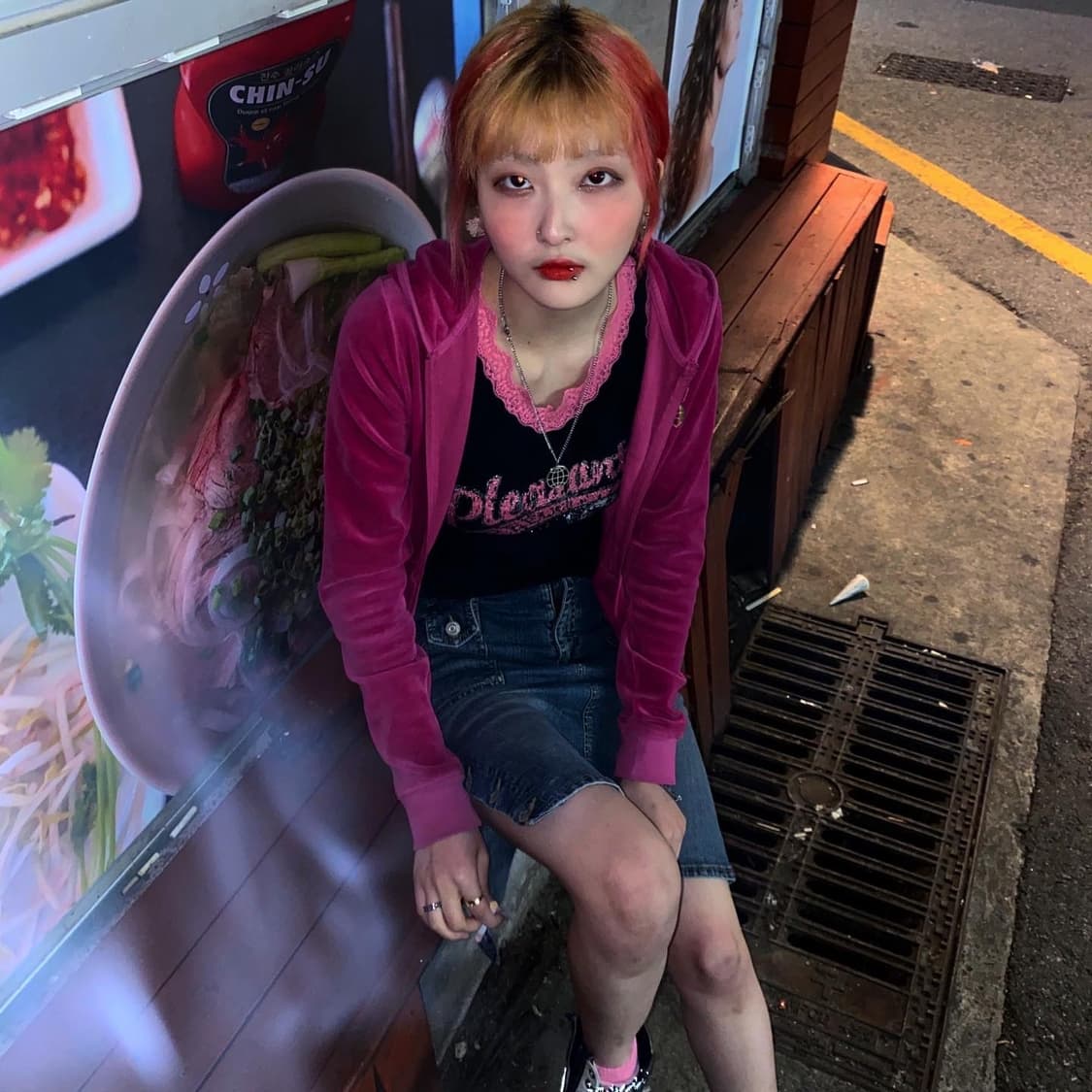 폼 미친 키치 하이틴 나시  상품이미지3