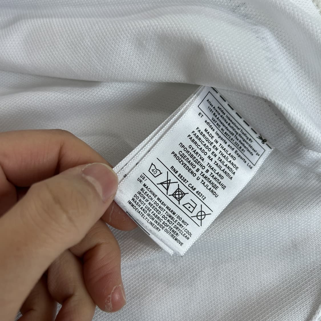 아디다스 올림피크 리옹 홈 유니폼 화이트 m 상품이미지3