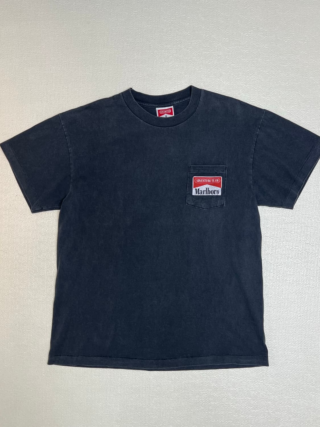 90s 말보로 코요테 프린팅티셔츠 페이팅블랙 L사이즈 상품이미지2