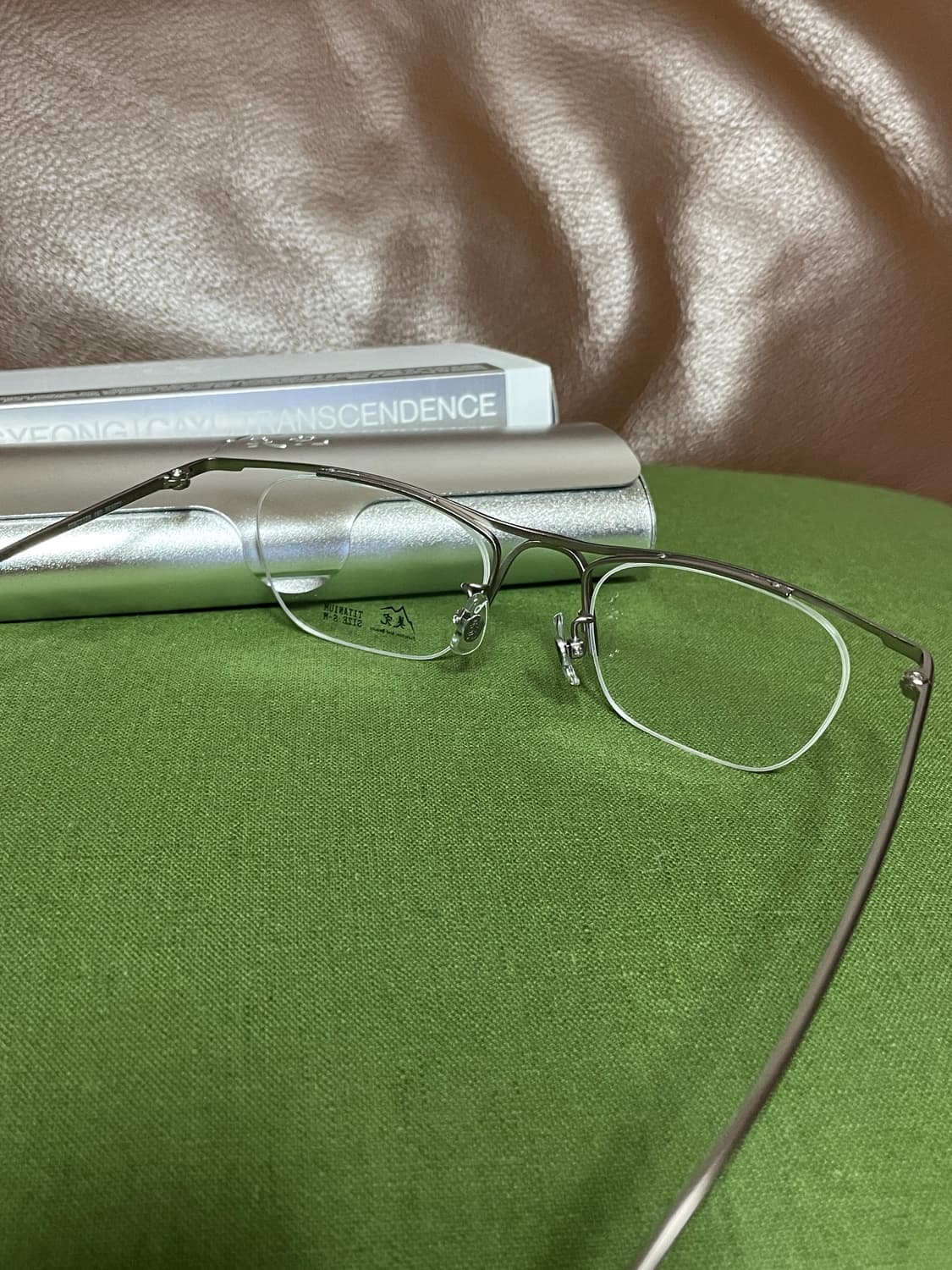 cayl 케일 x 미완경 트랜센던스 안경 실버 상품이미지3