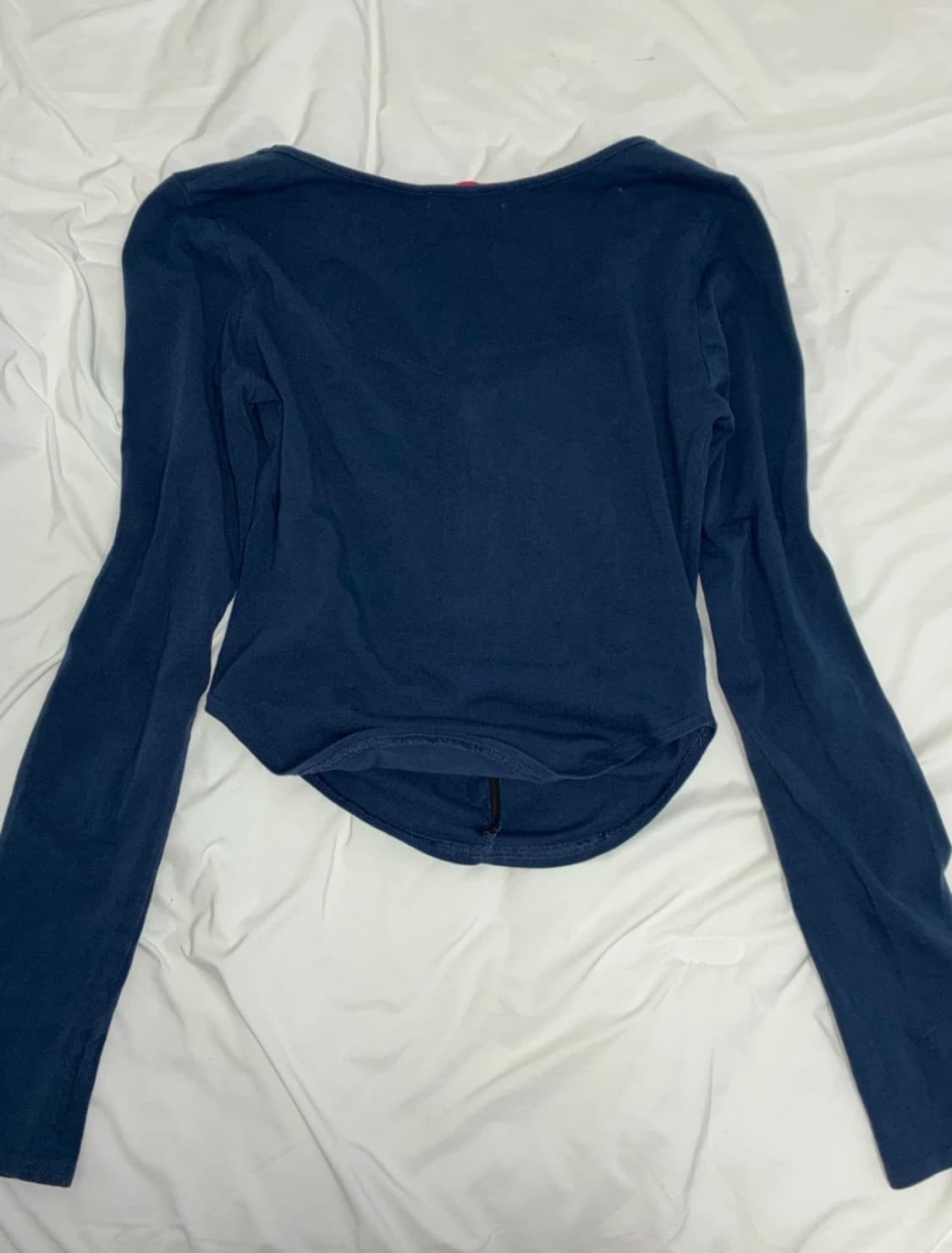 플리즈노팔로우 달린탑 네이비 상품이미지2