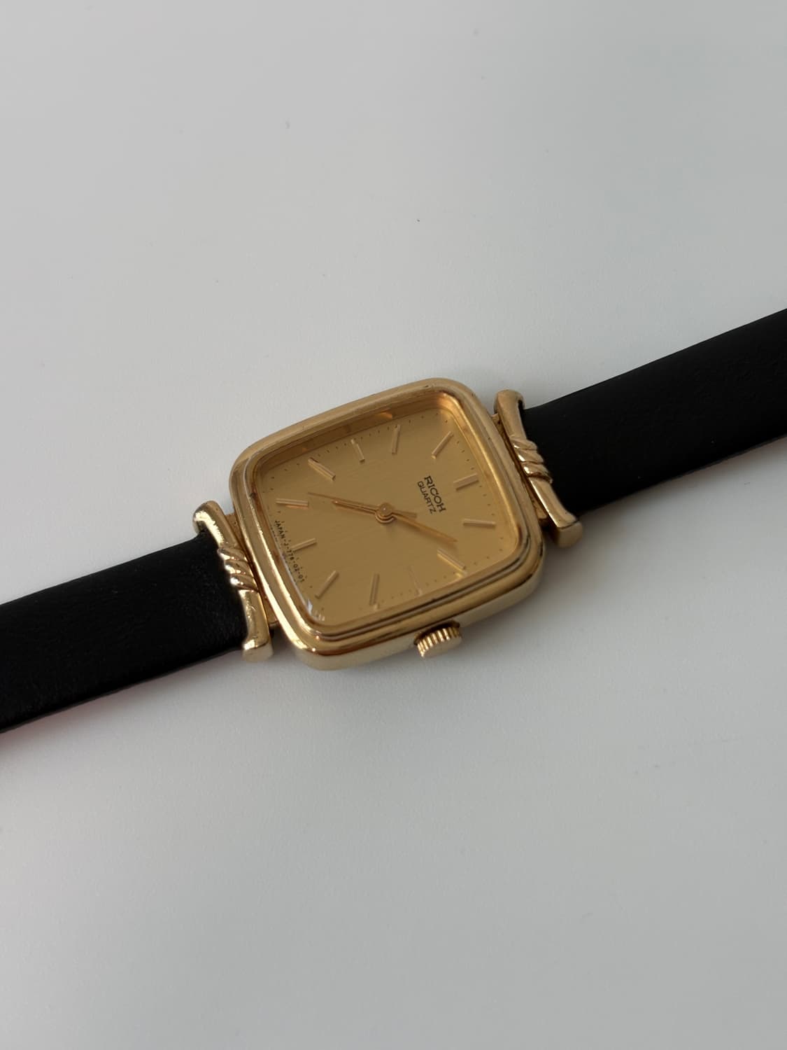 1980s Gold Square Ladies Quartz 상품이미지3