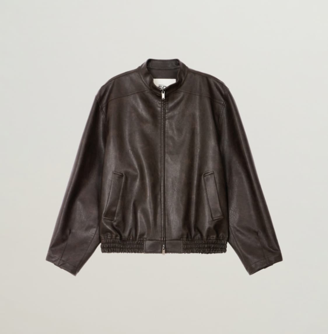 EQL Vegan Leather Bomber Jacket 상품이미지1