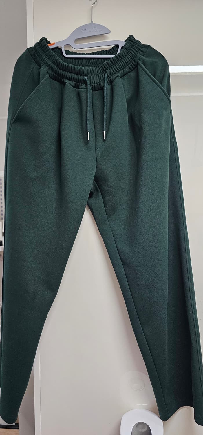 UPING 슈퍼텐셀 세미와이드 스웨트 팬츠 L 나이트그린 상품이미지4