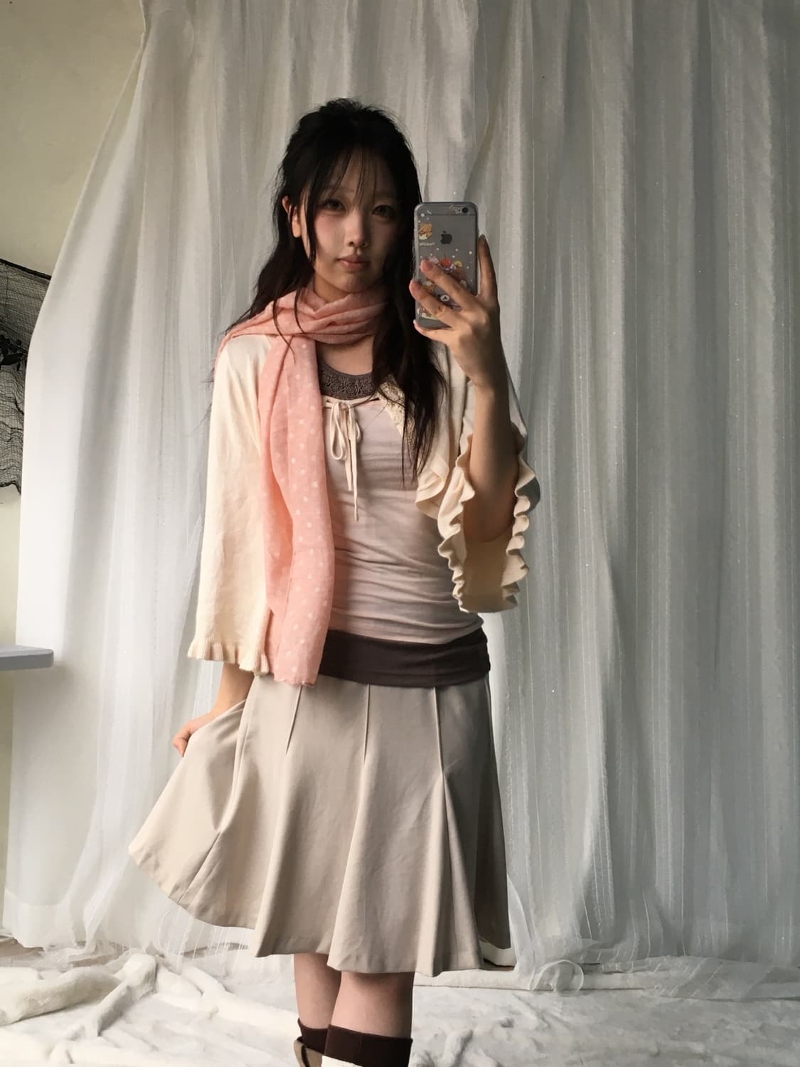 빈티지 딸기우유 초코 데일리 소녀 코디세트 상품이미지2