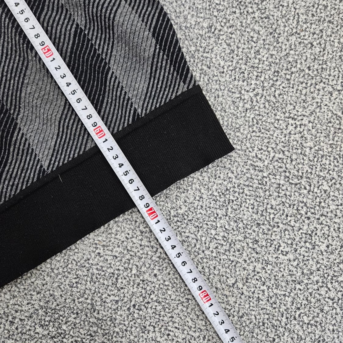 [실측확인] 하프넥 터틀넥 기하학 패턴 니트 스웨터 1103JM2 상품이미지7