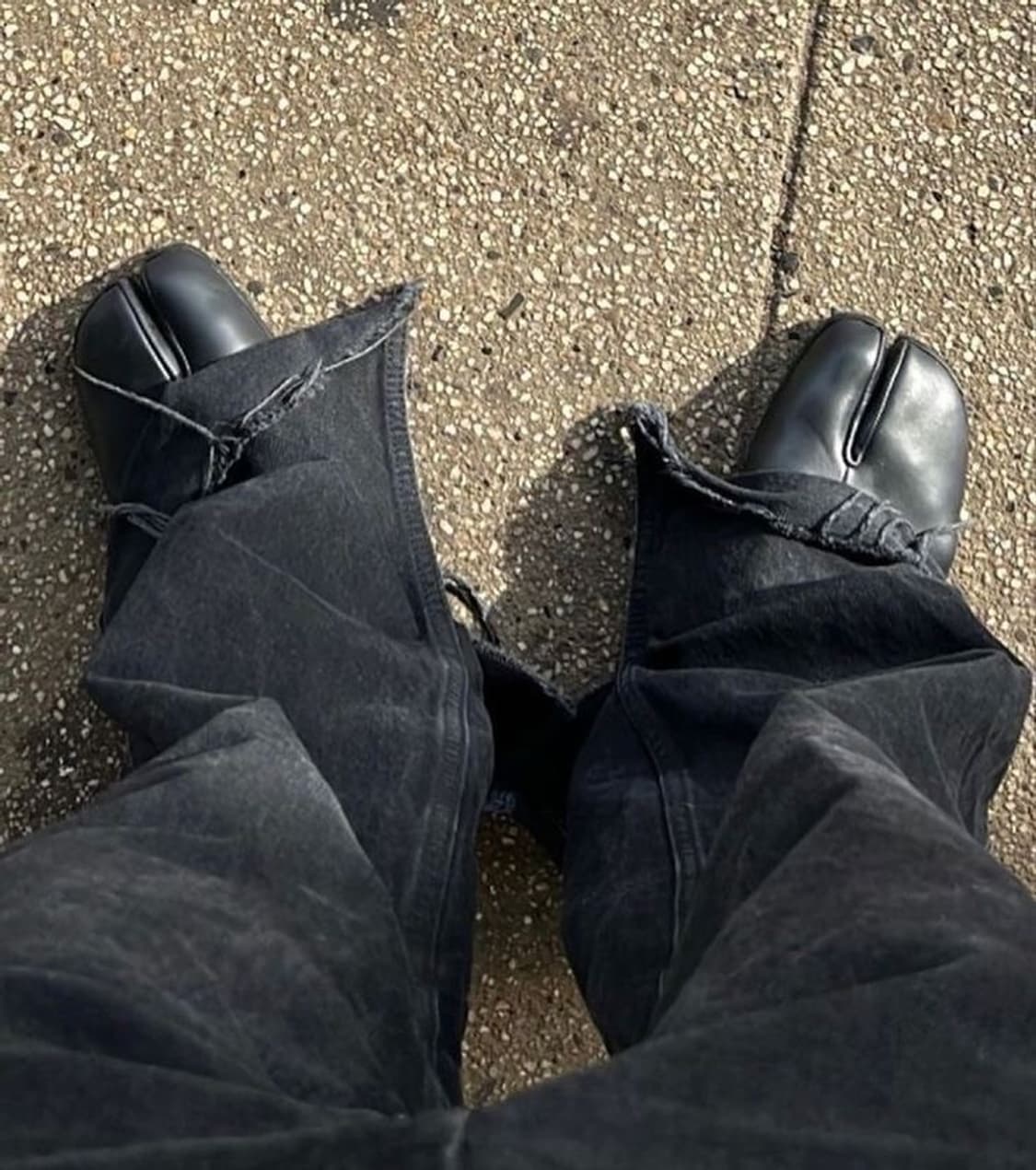 마르지엘라 슬립온 타비 슈즈 블랙(42) 상품이미지1