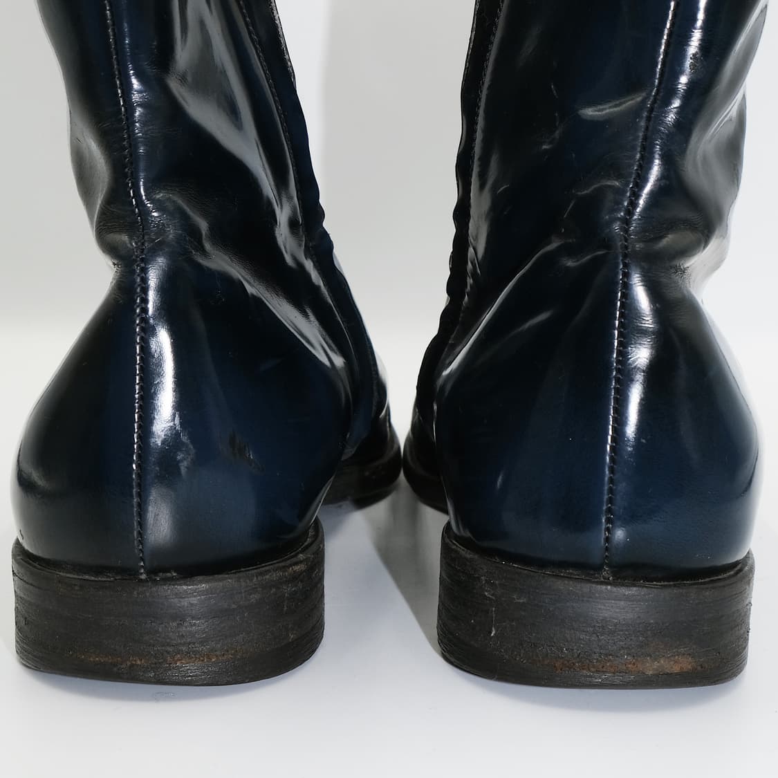 메종 마틴 마르지엘라 폴리시드 레더 사이드 지퍼 부츠 43(280) BT 상품이미지8