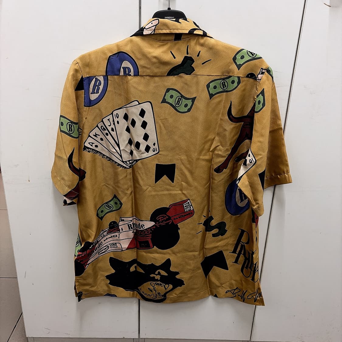 (정품/새상품) RHUDE 루드 남성 실크 프린트 반팔 셔츠 상품이미지3