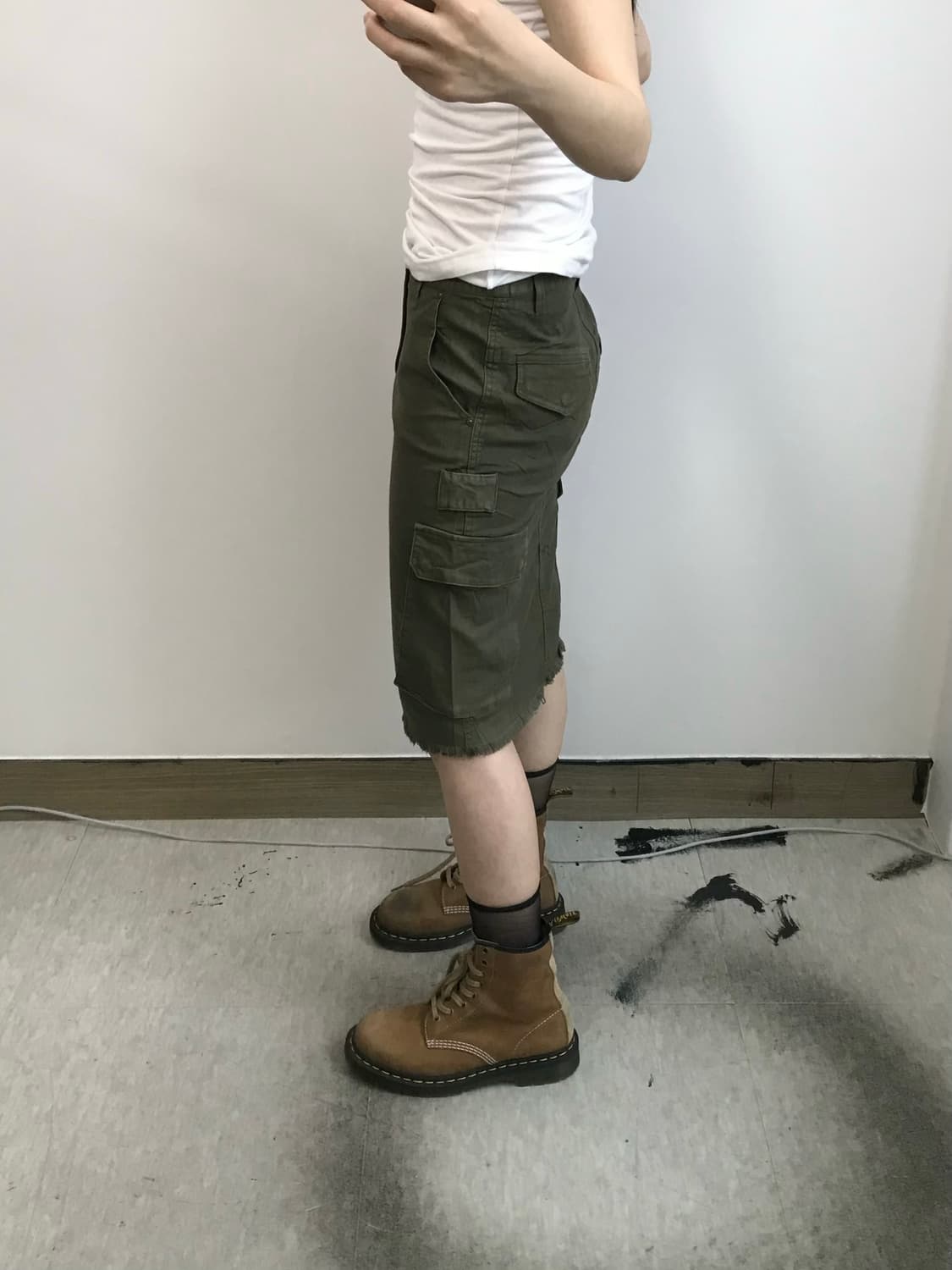 빈티지 카고 스커트 상품이미지2