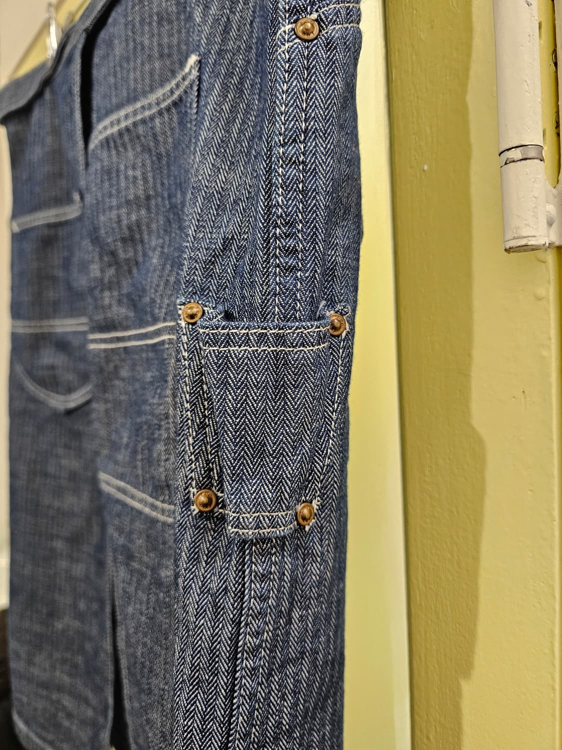 Lee 스트라이프 데님 레이어드 허리치마 상품이미지8