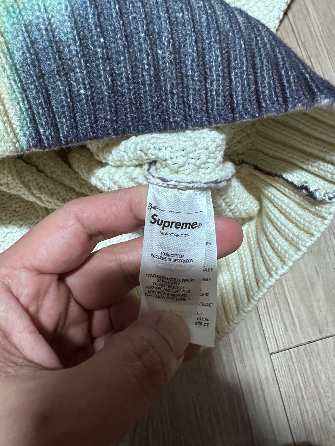 슈프림 커트 코베인 스웨터 화이트 XL 상품이미지4