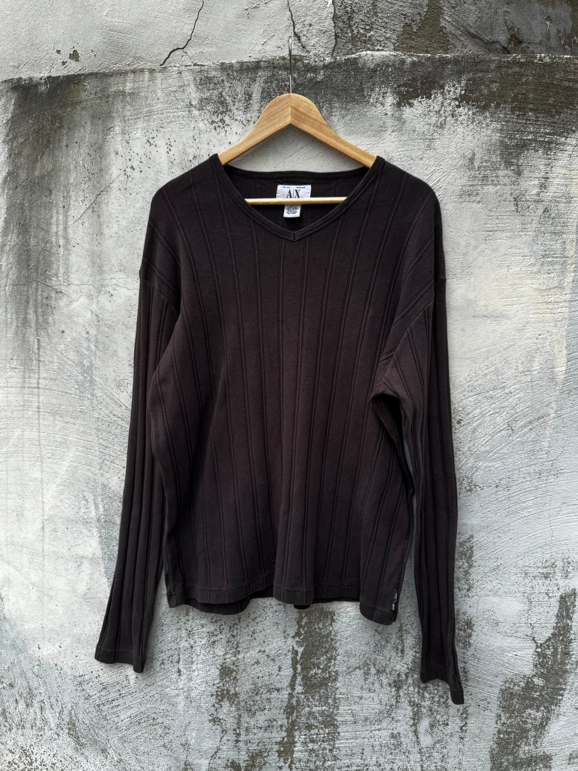 ~00‘s Armani Exchange ribbed knit top 상품이미지1