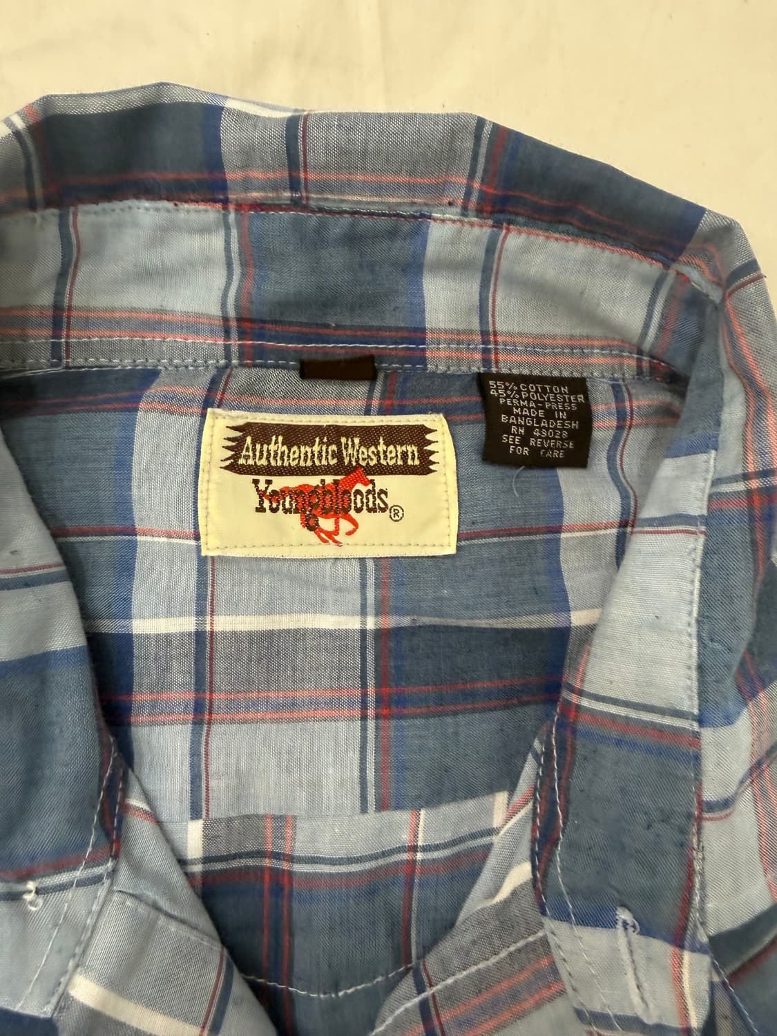 Youngbloods Authentic Western 빈티지 웨스턴 셔츠 상품이미지4