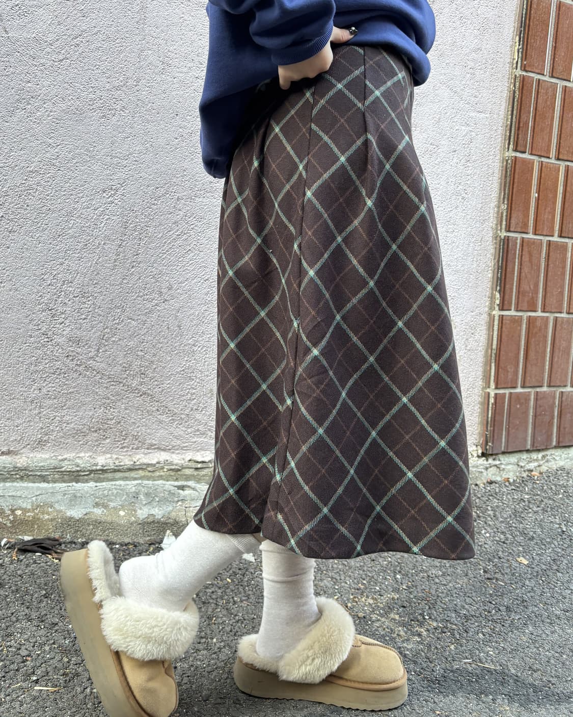 일본빈티지 olive des olive 미디 스커트 상품이미지1