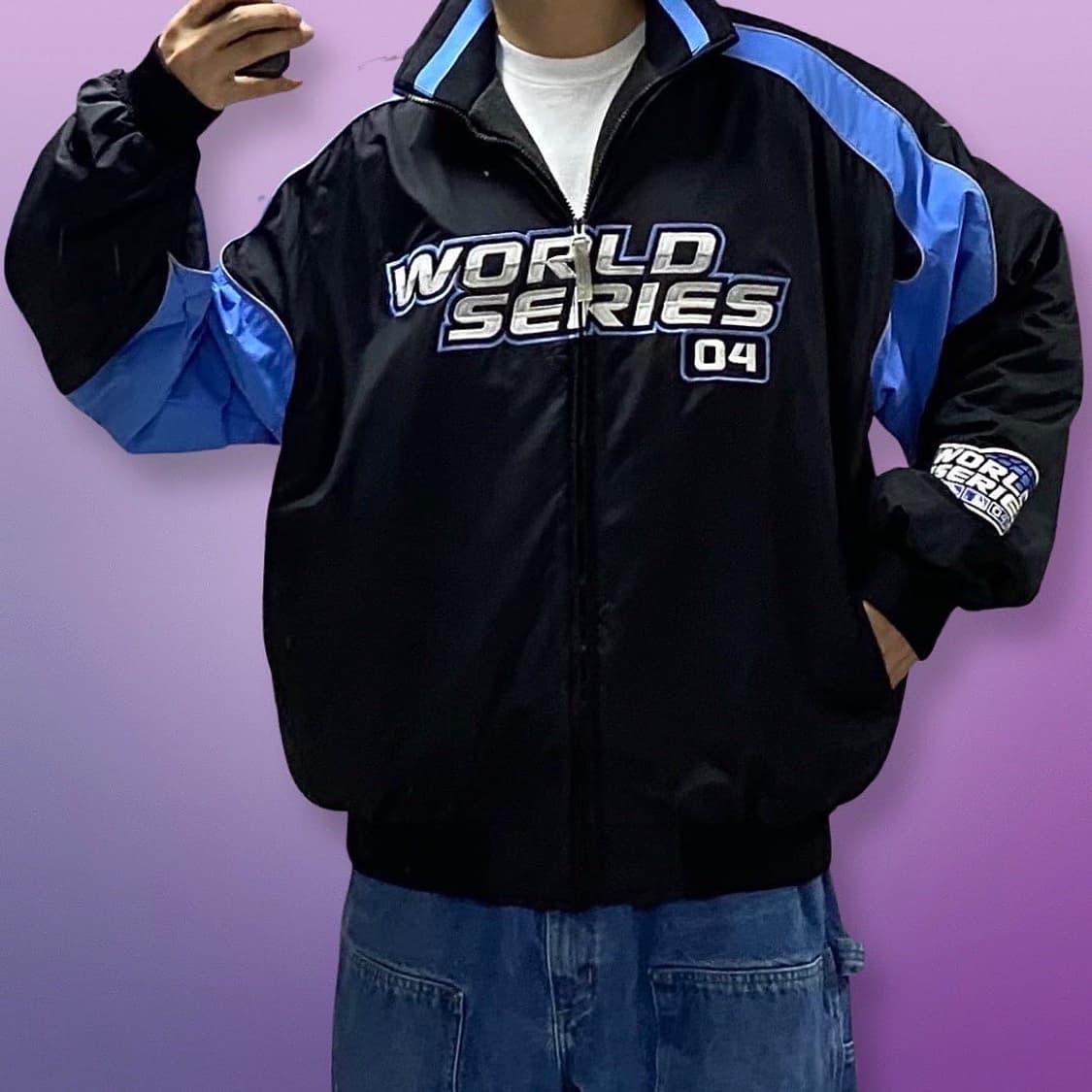 대장급 새상품급 마제스틱 월드시리즈 기념 한정판자켓 상품이미지3