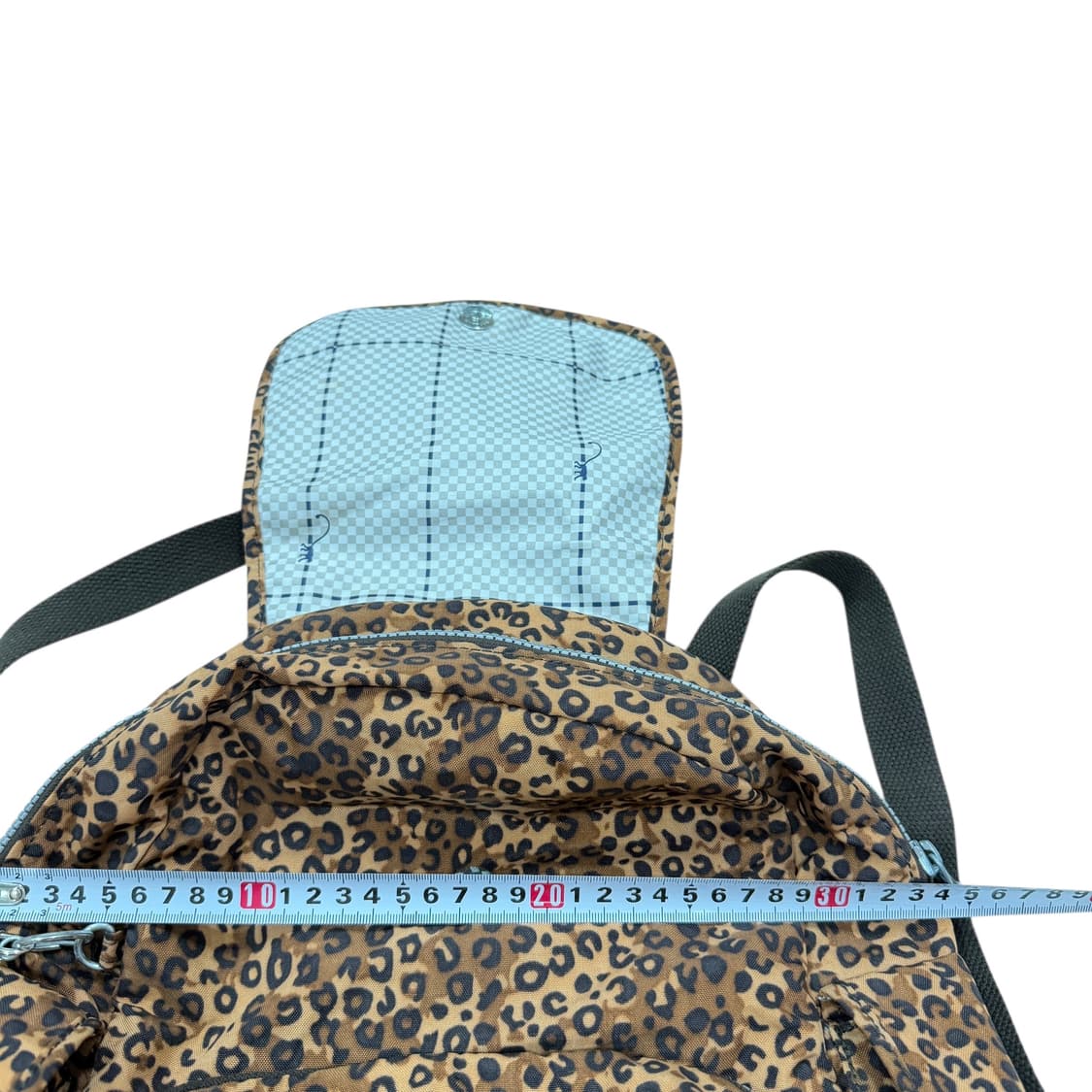 키플링 빈티지 레오파드 호피 포켓 백팩 가방 브라운 상품이미지7