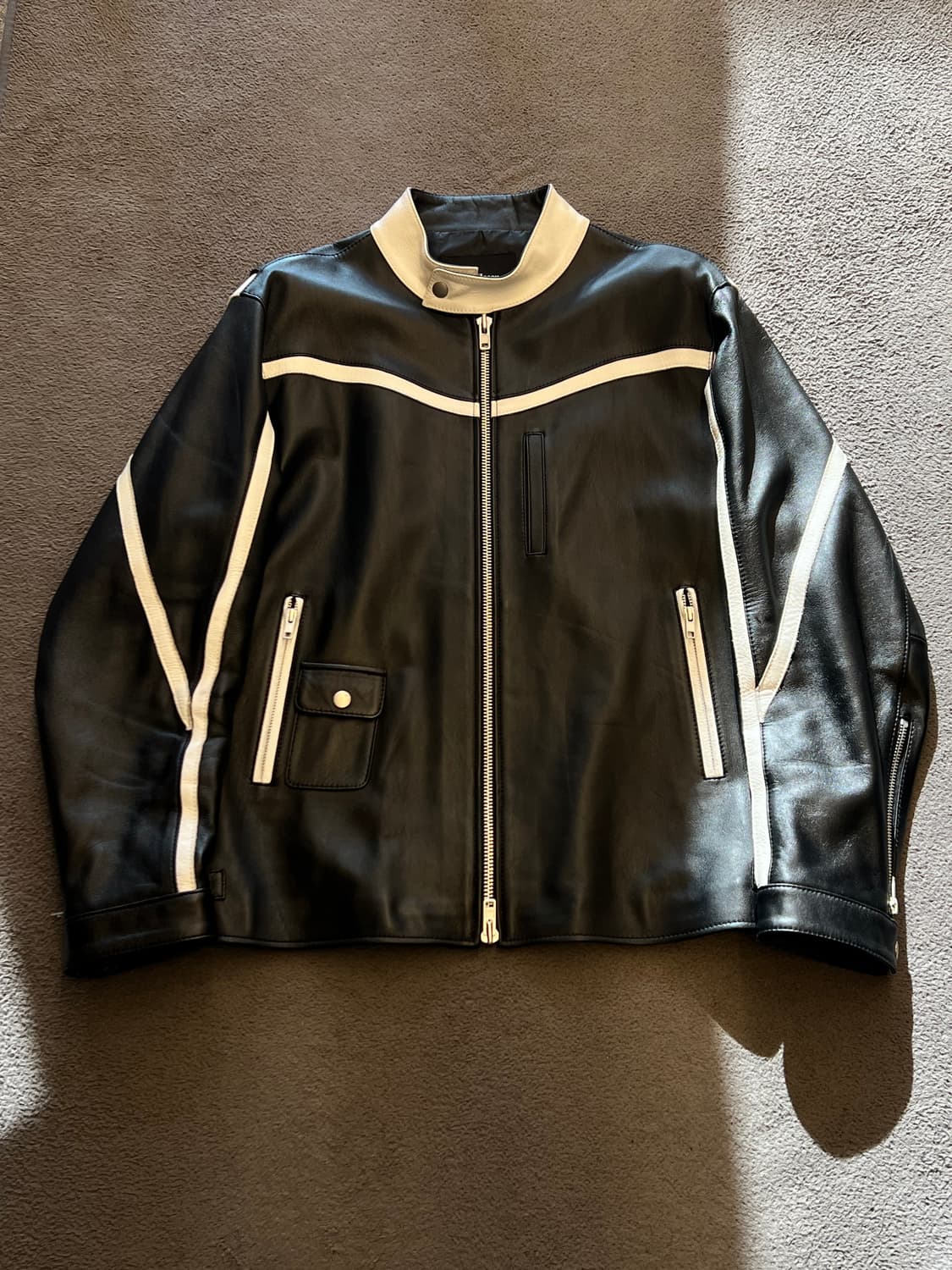 도프제이슨 믹스레더 레이싱 자켓 처분  상품이미지1