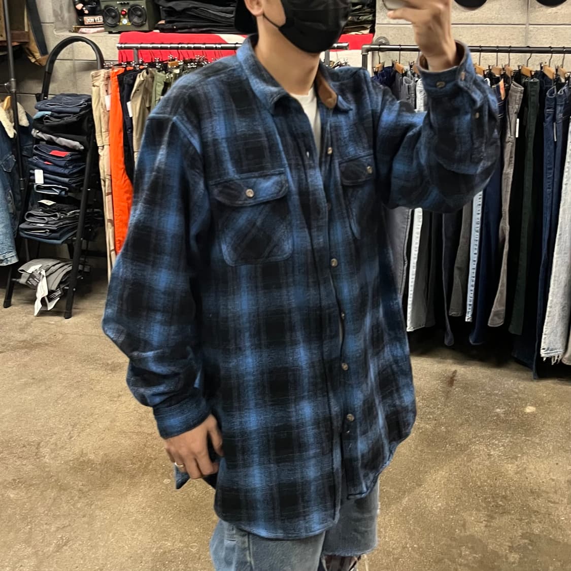 빈티지 헤비 플란넬 셔츠 (110) 상품이미지2