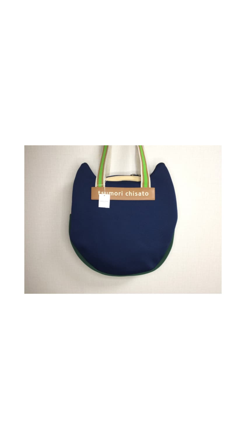 츠모리 치사토 네이비 캣 페이스 숄더백 상품이미지2
