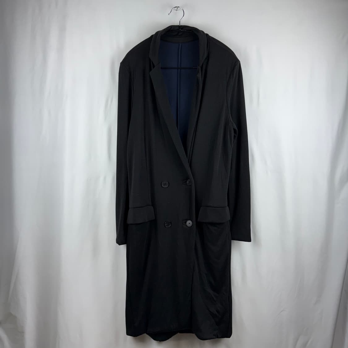 XXS) 아크네 스튜디오 더블 브레스티드 코트 블랙 상품이미지2