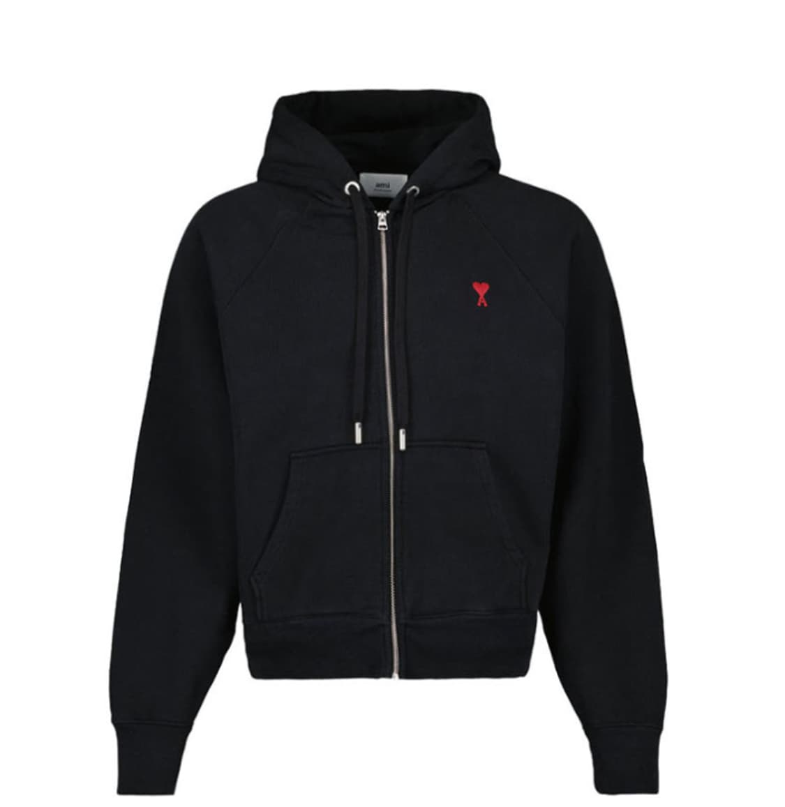 AMI 아미 하트 로고 집업 후드티 블랙·그레이·네이비 남여공용 병행수입 상품이미지1
