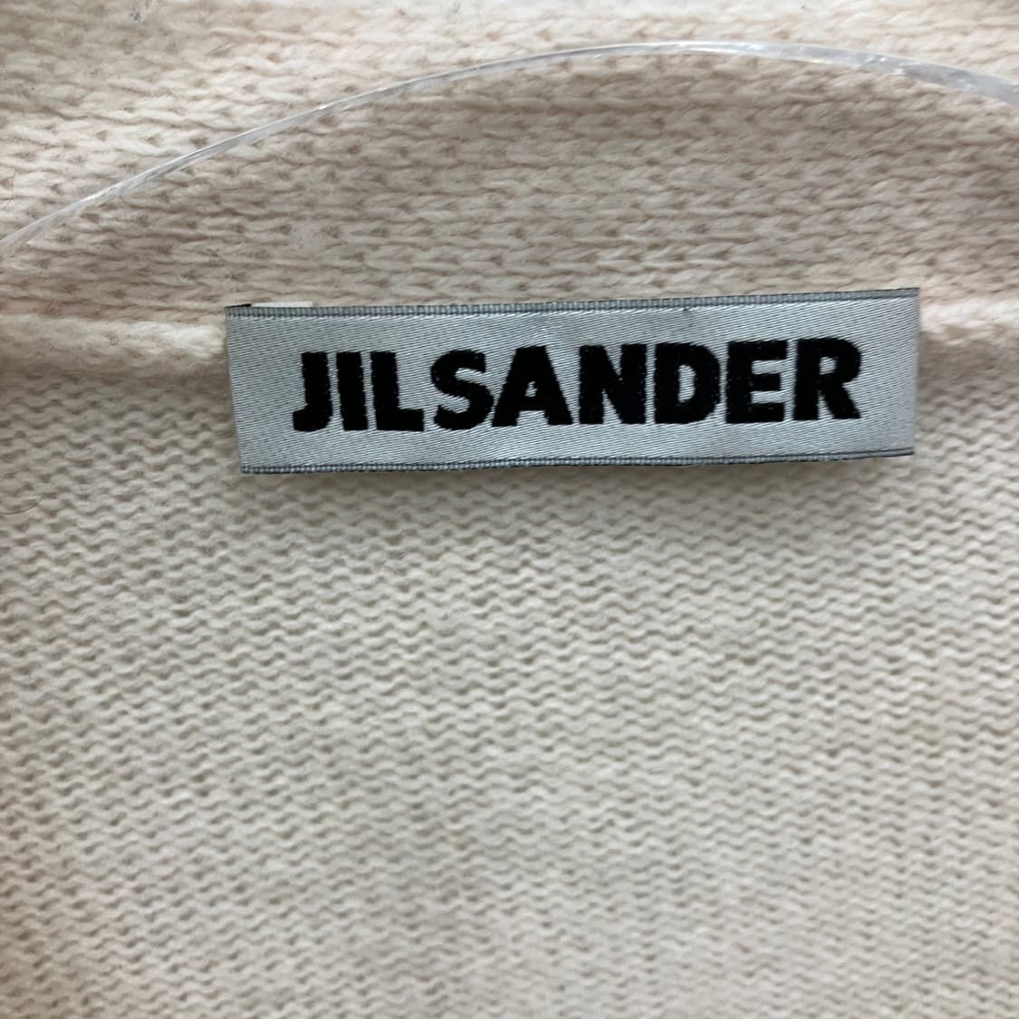 질샌더 아이보리 브이넥 가디건 상품이미지3