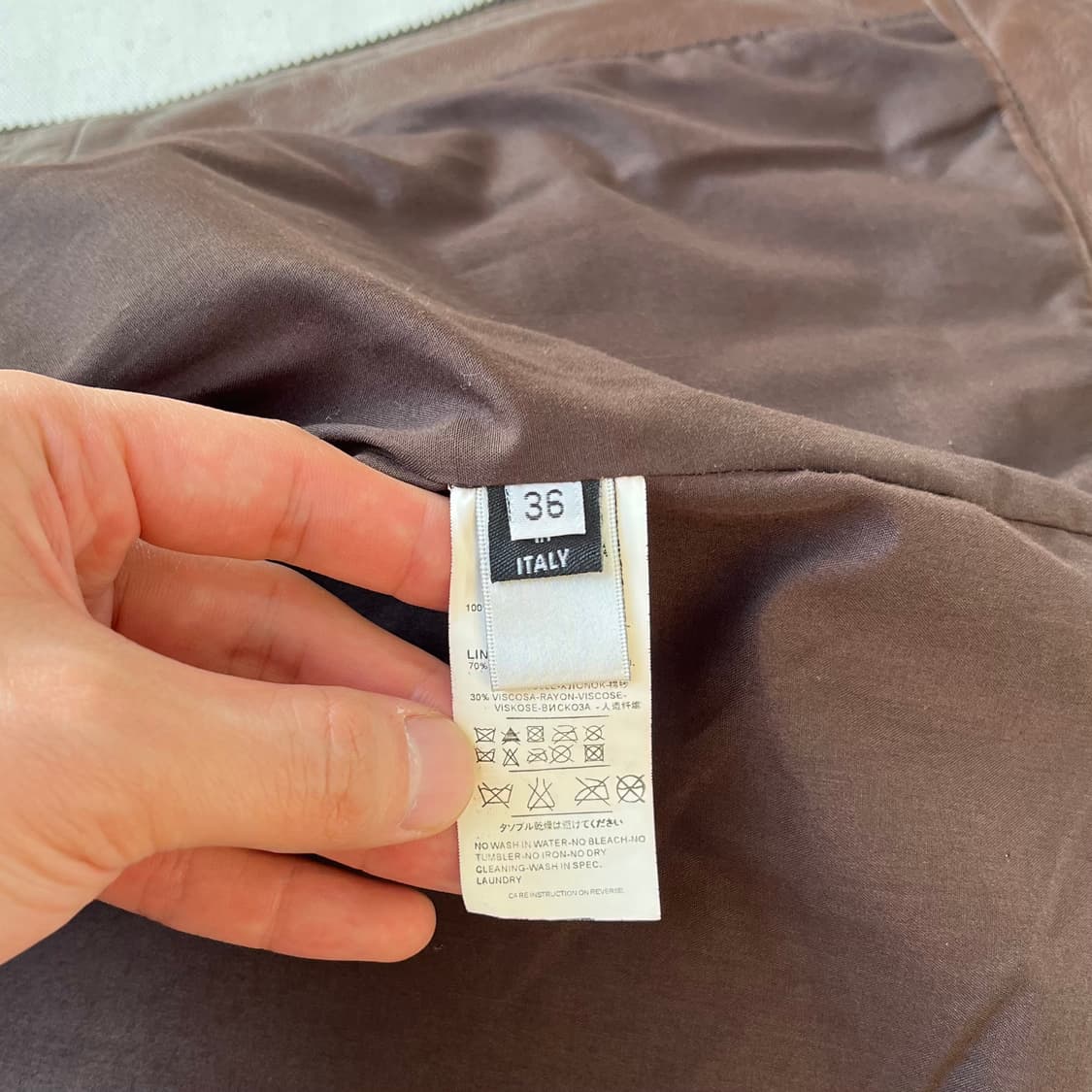 돌체앤가바나 브라운 레더 자켓 상품이미지8