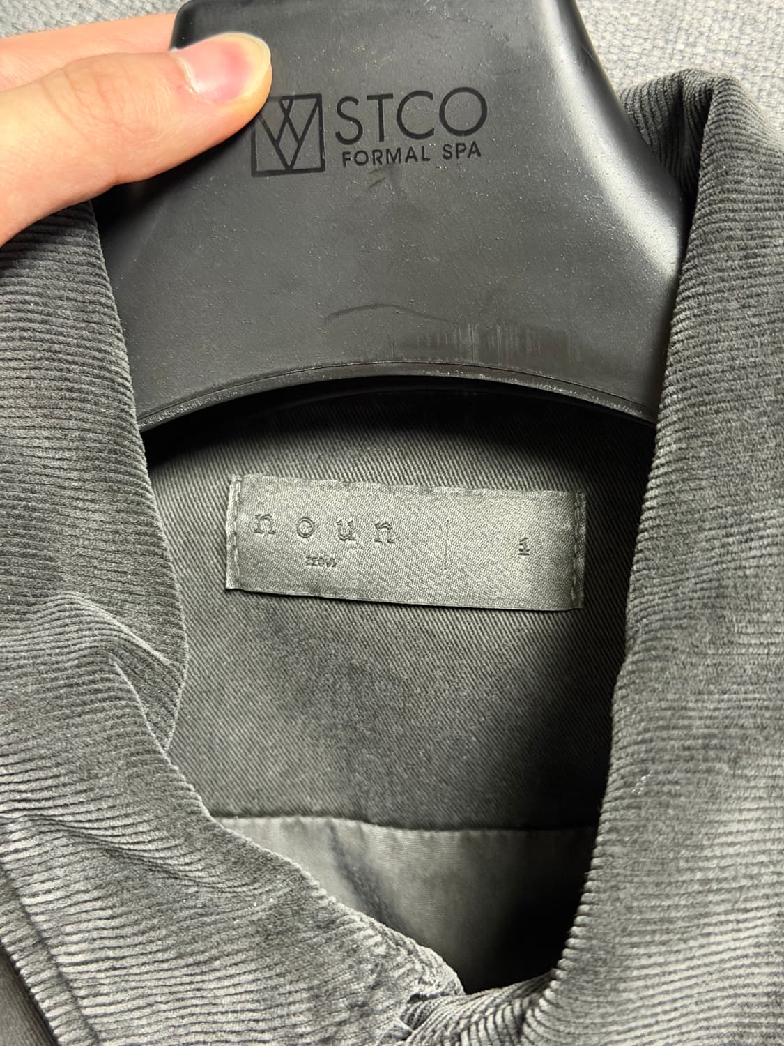 노운 워크자켓 1사이즈 차콜 상품이미지3