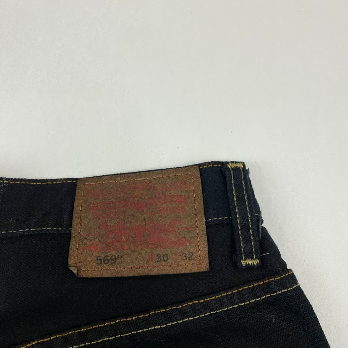 리바이스 569 루즈 스트레이트 블랙 데님 진 (30) 상품이미지3