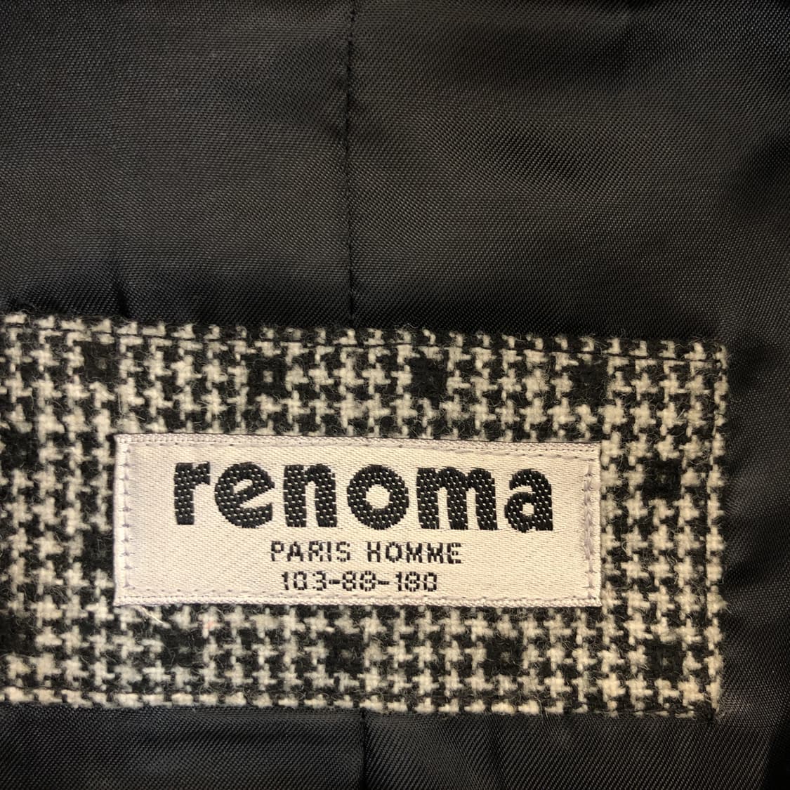 레노마 울 싱글코트 100 사이즈 네이비 상품이미지6