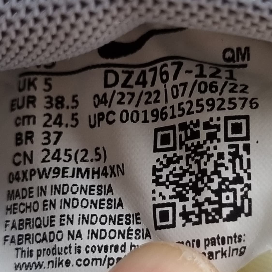 나이키 코트 레거쉬 리프트 스니커즈 245 상품이미지5