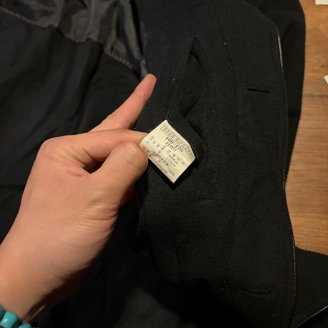 Givenchy high neck leather cashmere coat 상품이미지8