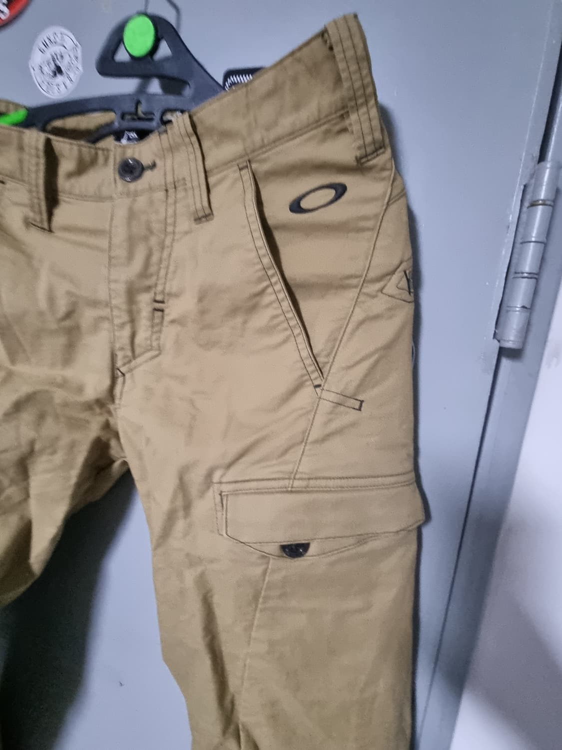 오클리 트위스트 슬림 부츠컷 카고 바지 상품이미지4