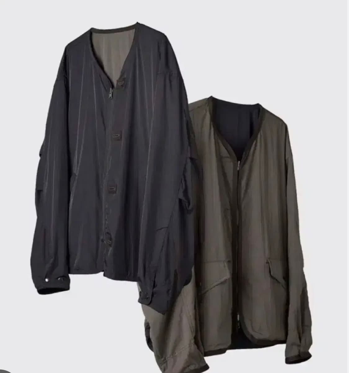 [4]해칭룸 리버시블 라이너 블랙 판매합니다. 상품이미지1