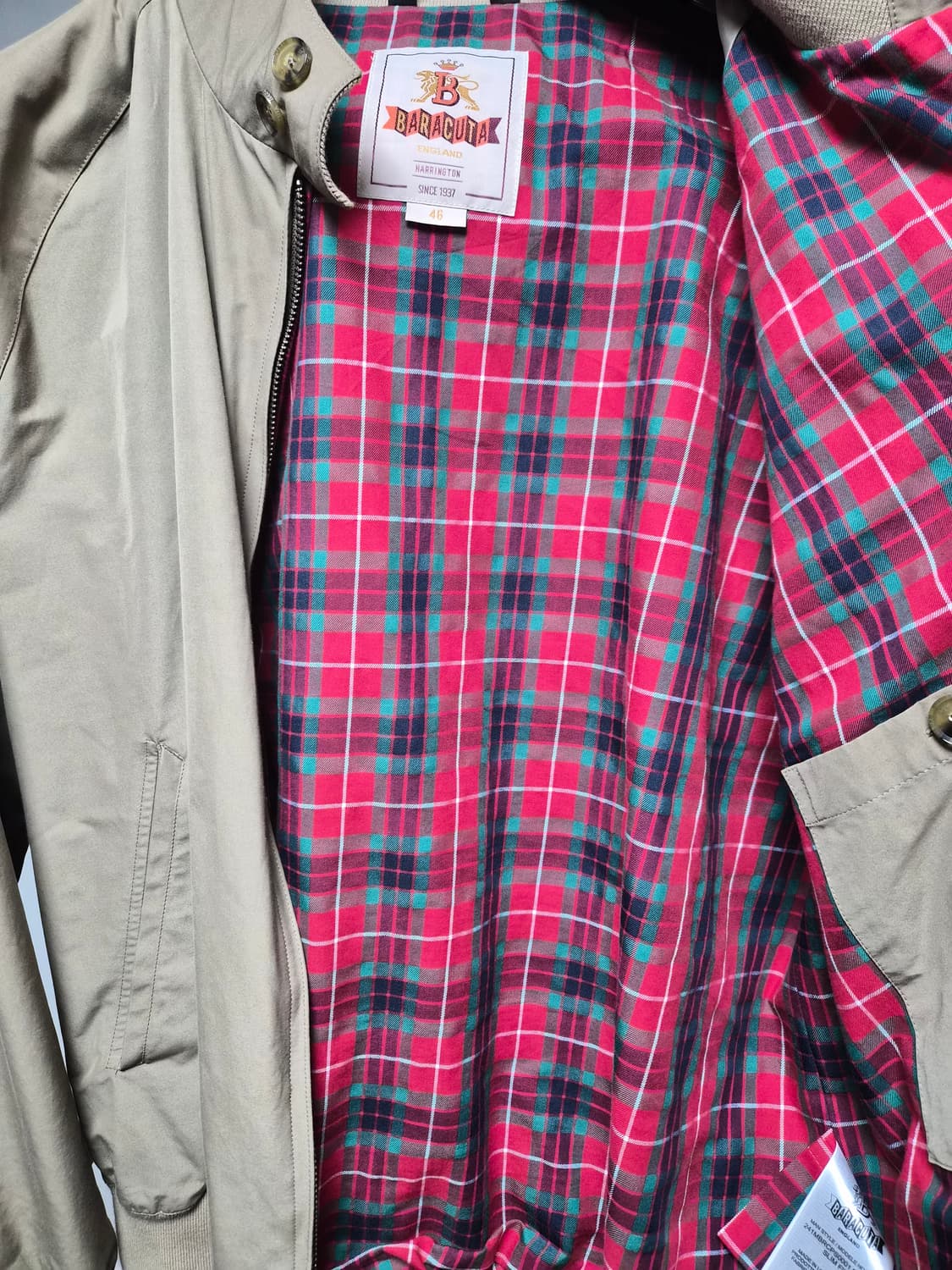 바라쿠타 G9 헤링텃자켓 탄 색상 46사이즈 판매 상품이미지2