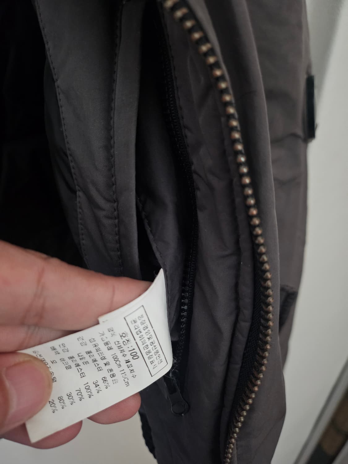 cp컴퍼니 항공점퍼 그레이패딩 100사이즈 상품이미지8