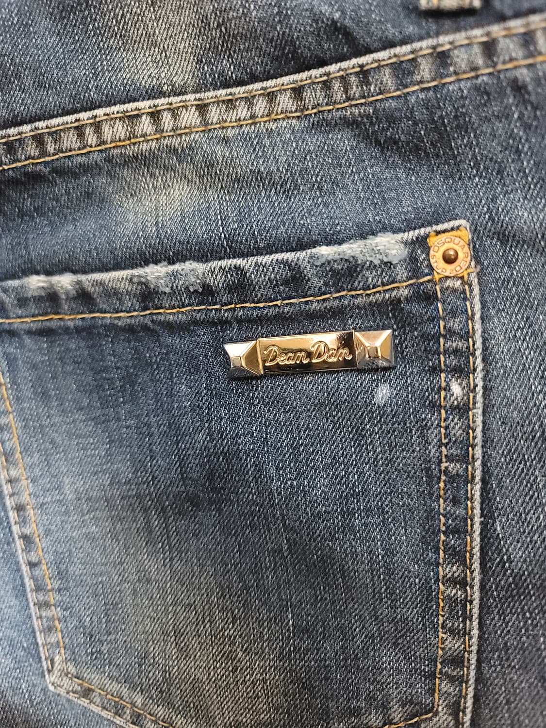 디스퀘어드2 여성 슬림 워싱 데님  S75LA0392 EU40 상품이미지8