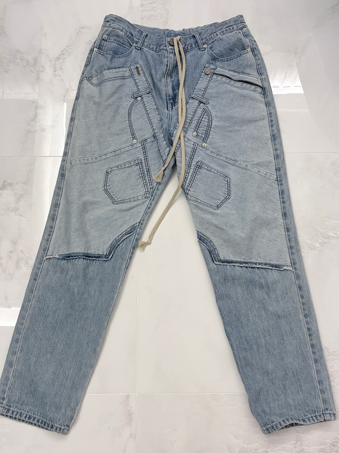 어텐션로우 데님팬츠 상품이미지1