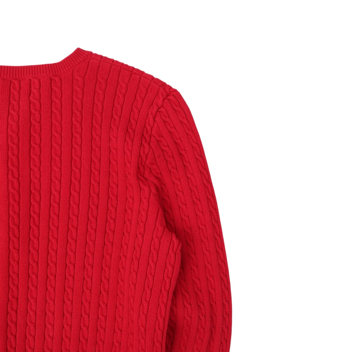 폴로 랄프로렌 레드 케이블 니트 가디건 상품이미지6