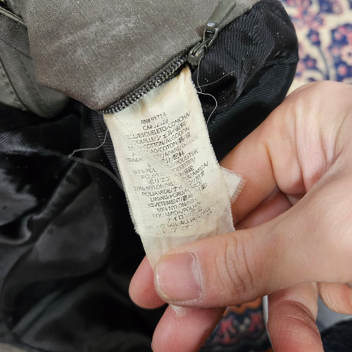 아르마니익스체인지 바이커 워크 집업자켓 상품이미지9