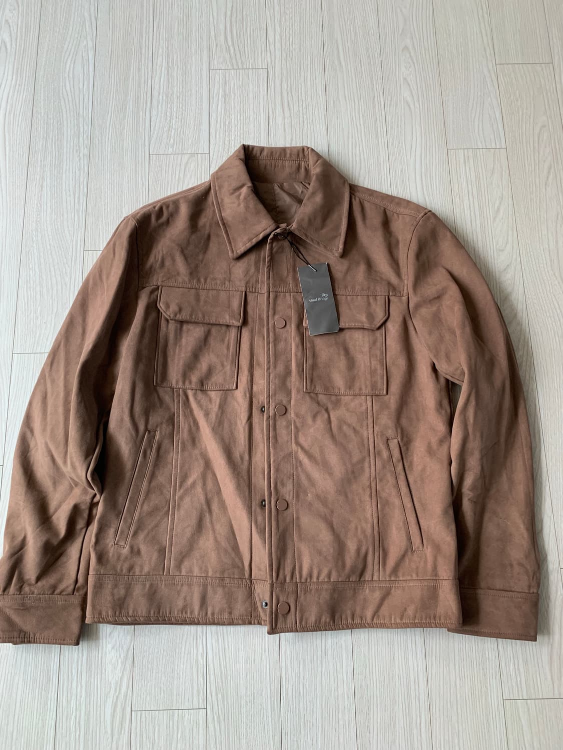 마인드 브릿지 (Mind Bridge) 폴리스웨이드 자켓 새상품 상품이미지1