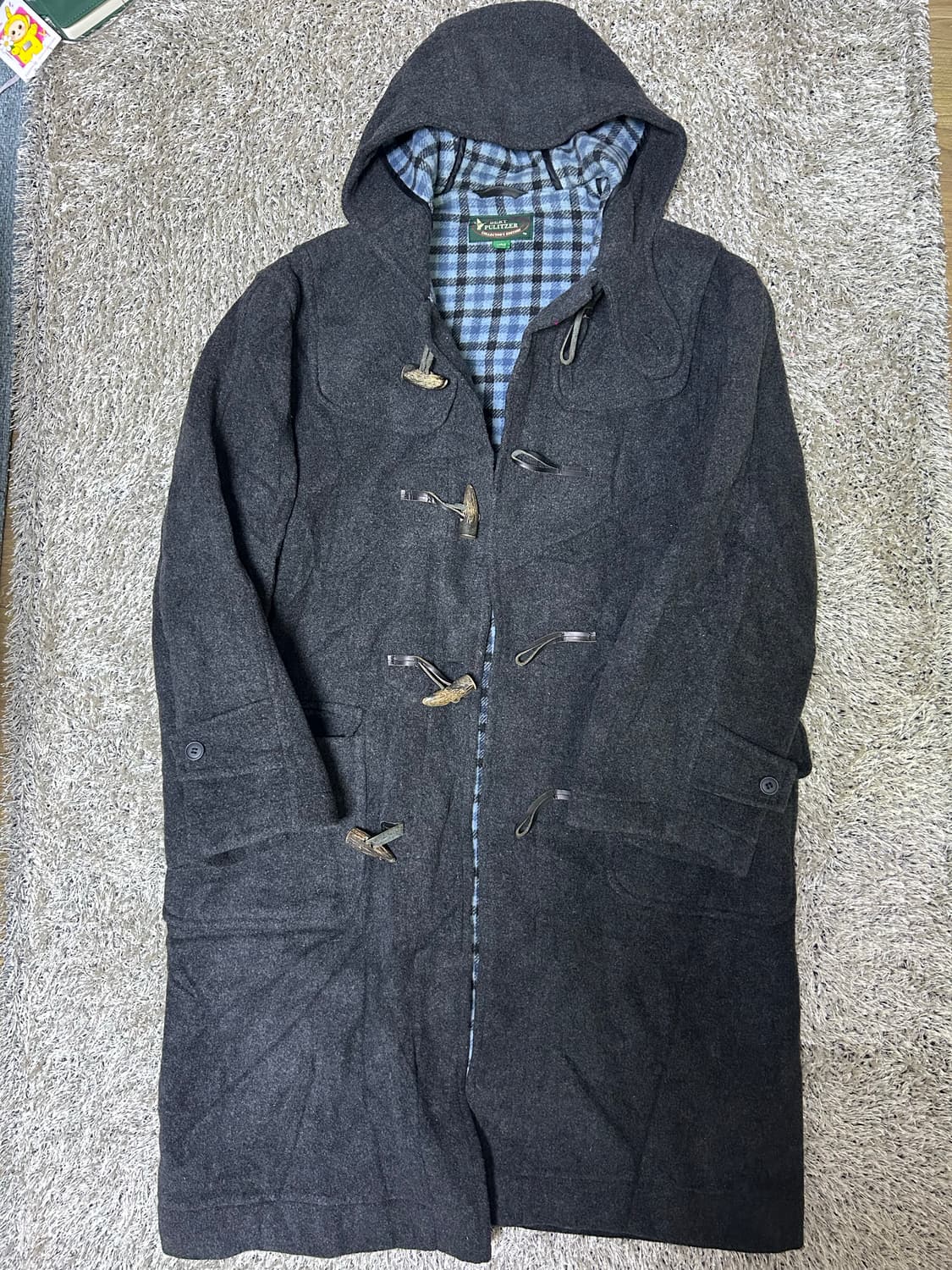 헝가리제 캐시미어 버트풀리처 떡볶이코트 105~110 상품이미지1